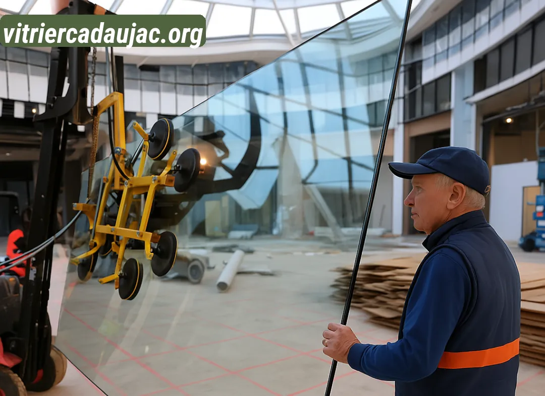 Remplacement de vitrine magasin Cadaujac